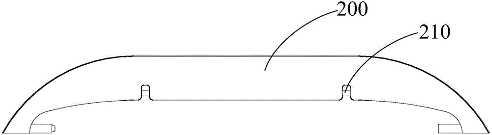 Air deflector positioning structure and cooling fan with same