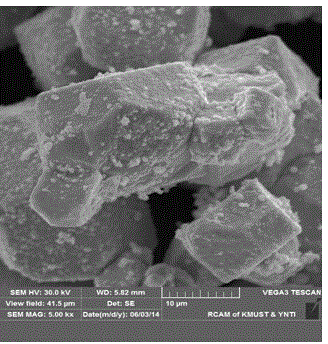 Tungsten powder surface copper plating method