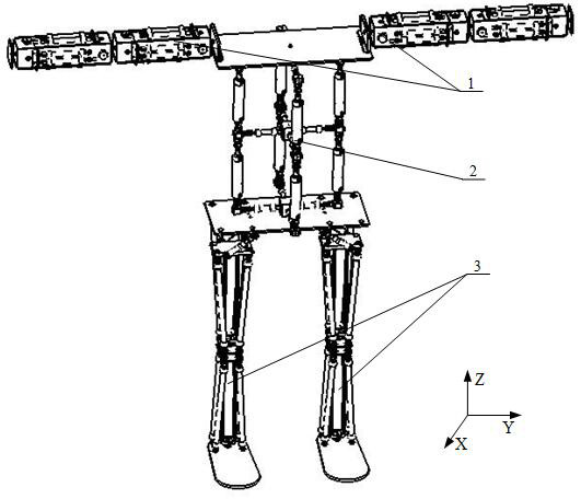 Bionic robot, system and method based on series-parallel hybrid pneumatic muscles and air cylinders