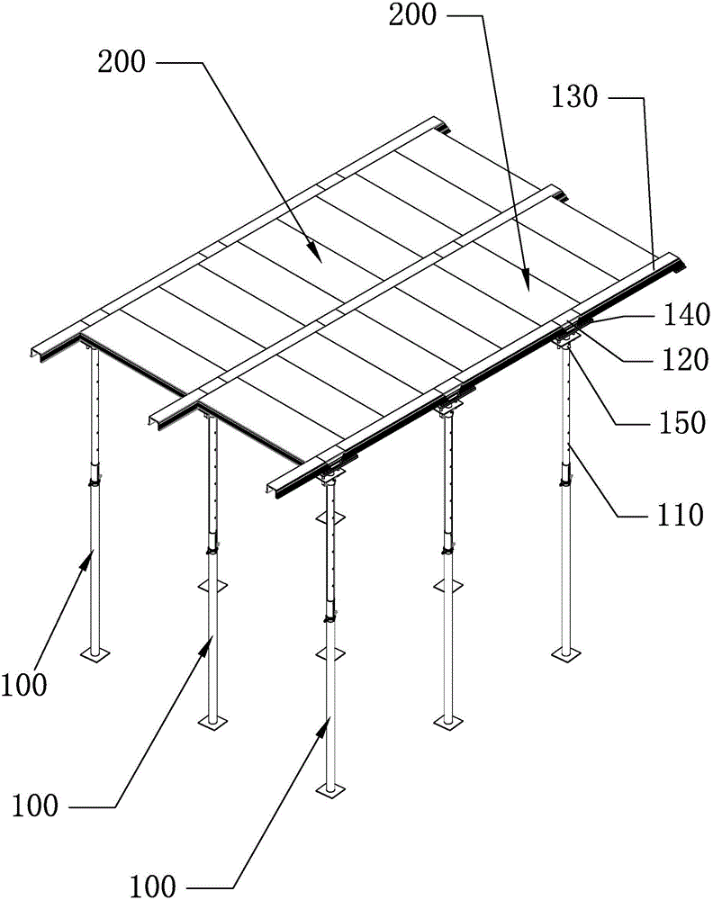 A formwork quick release system