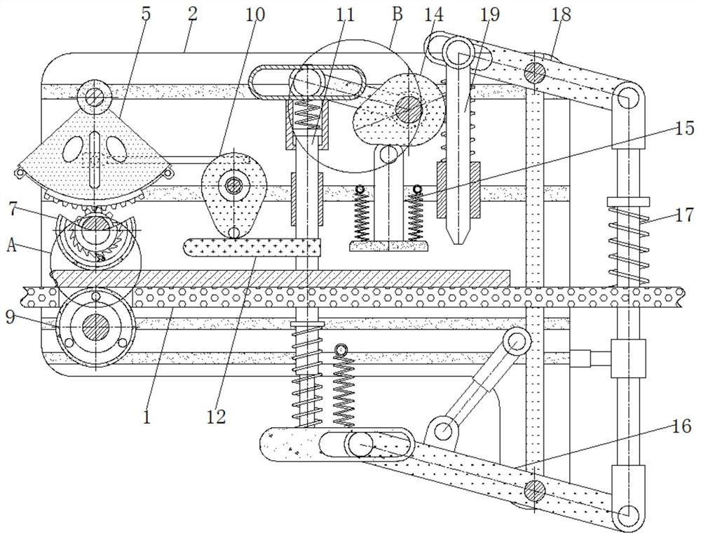 Automatic conveying and shearing device for traffic sign manufacturing