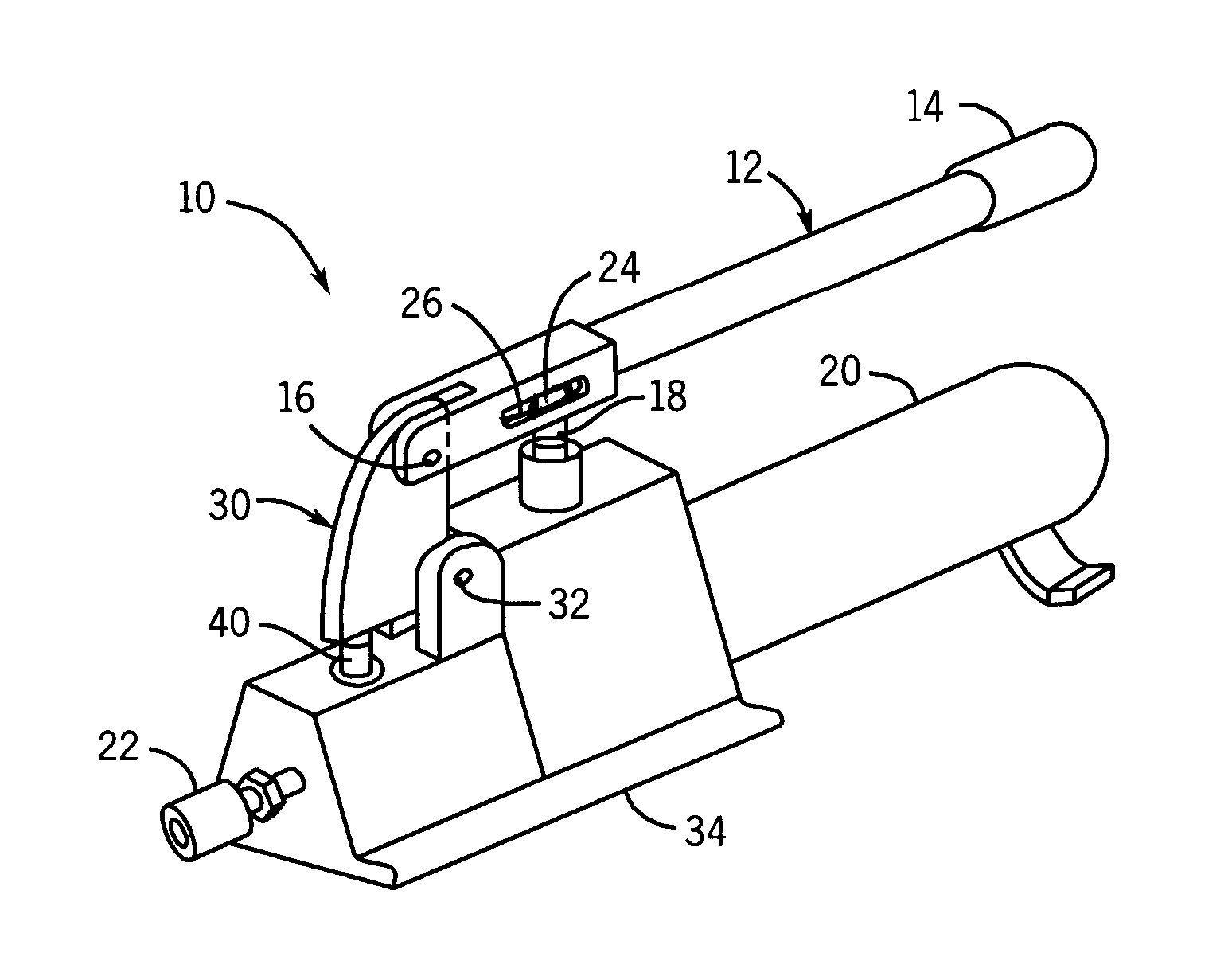 Variable ratio hand pump