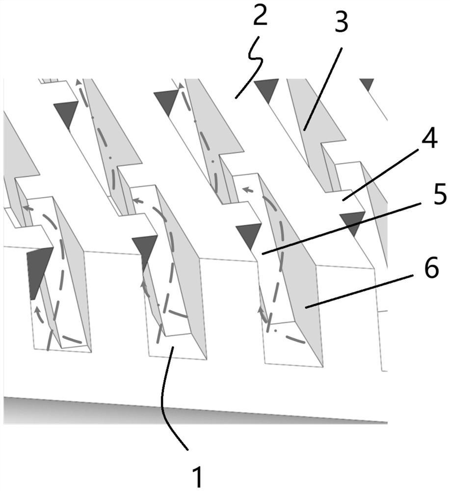 Runner structure for chip cooling and manufacturing method thereof