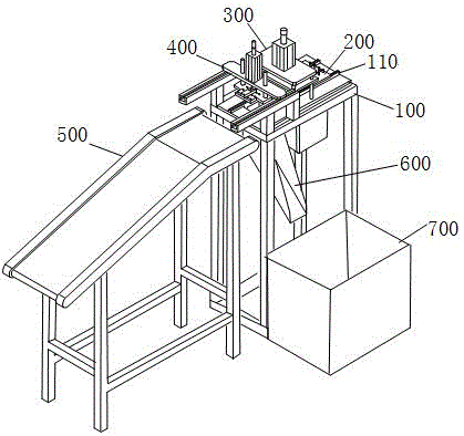 Water gap separation device and water gap separation method thereof