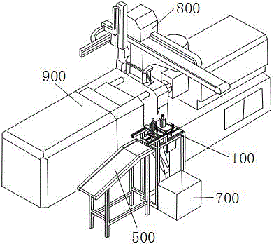 Water gap separation device and water gap separation method thereof