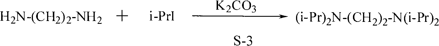 Synthesis method of N, N, N', N'-tetraisopropyl ethylene diamine