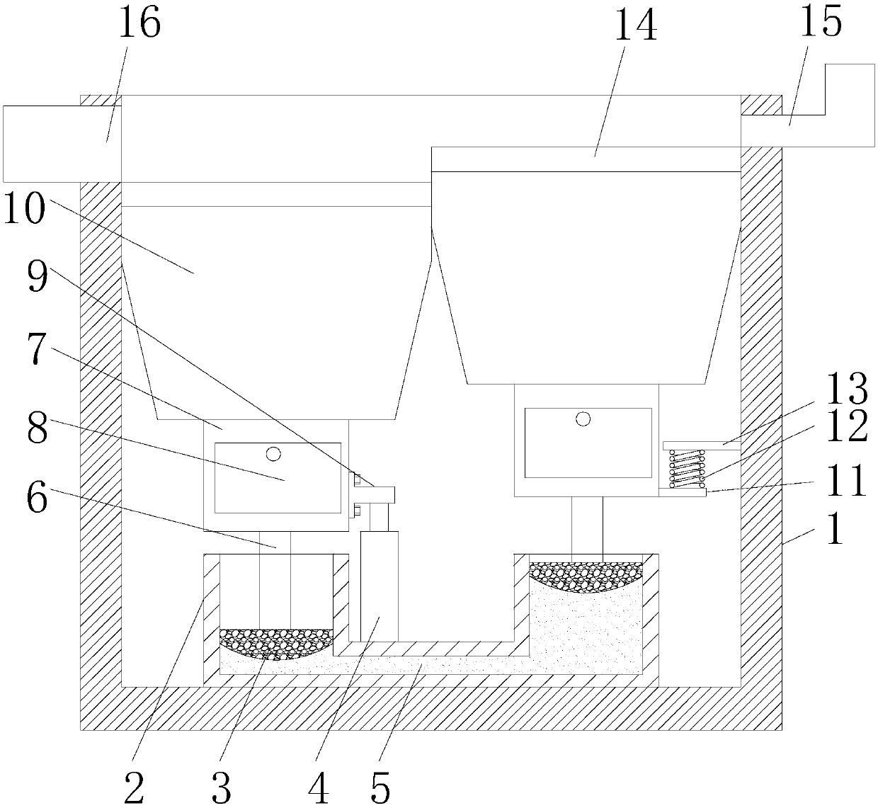 Mineral separation washbox