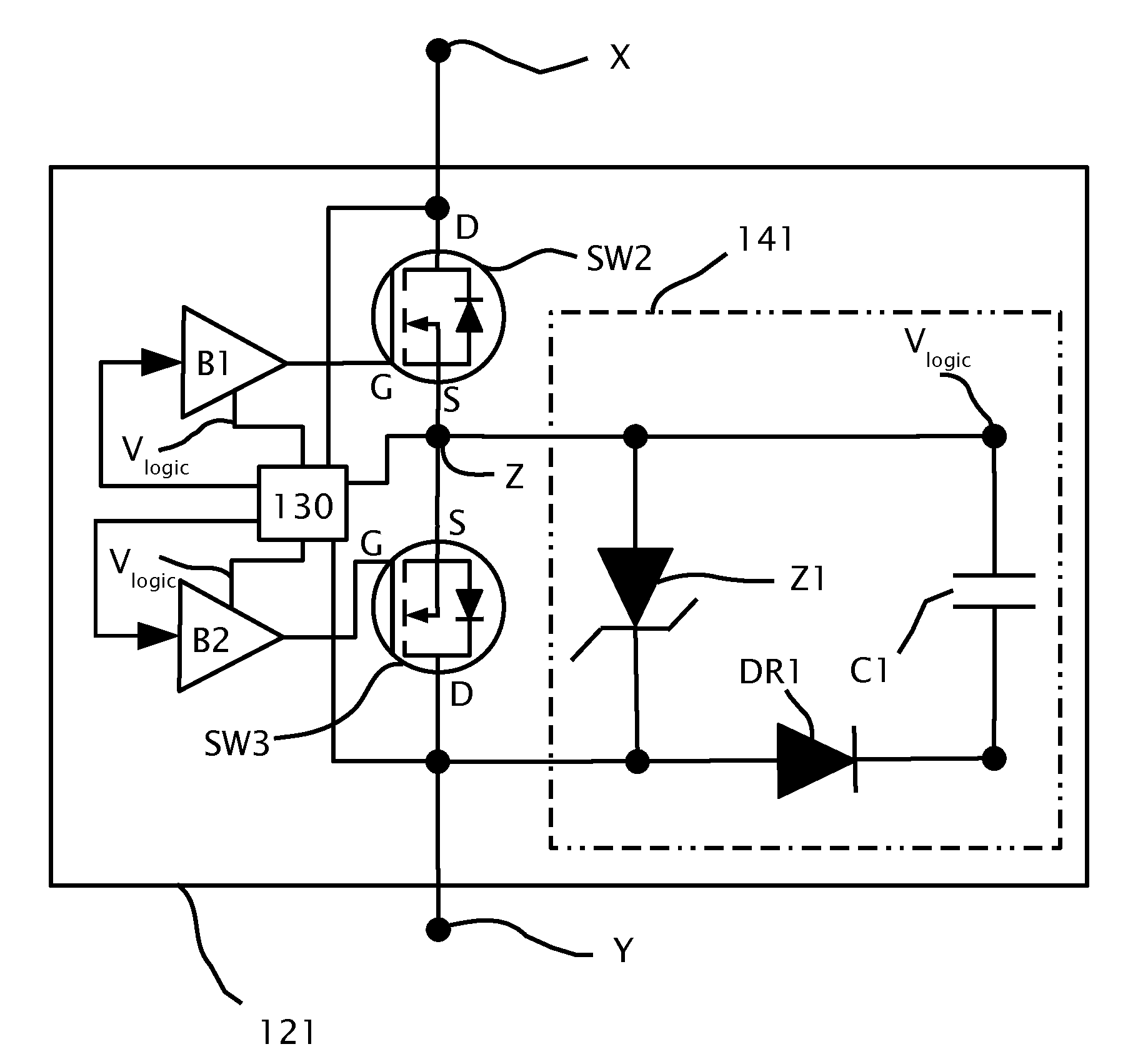 Photovoltaic panel circuitry