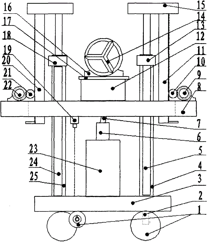 Full-automatic intelligent wall skin shoveling machine