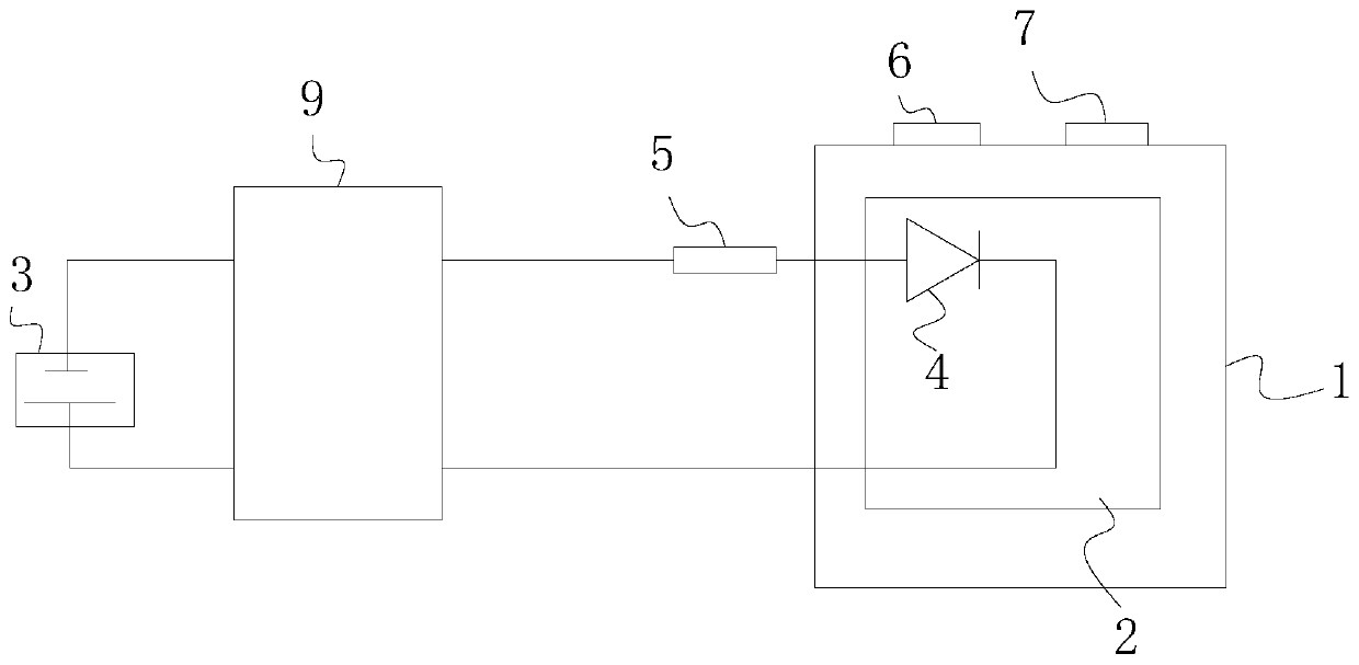 High-temperature and high-humidity reverse bias test system and method for semiconductor device