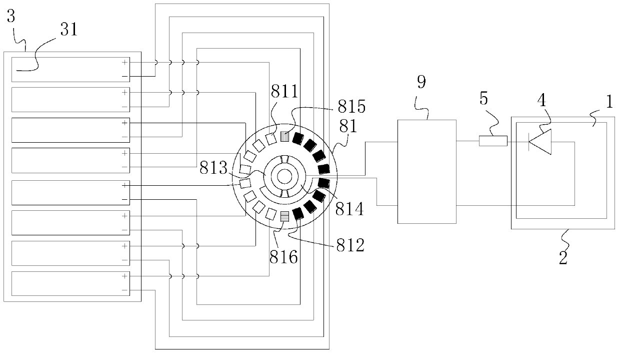 High-temperature and high-humidity reverse bias test system and method for semiconductor device