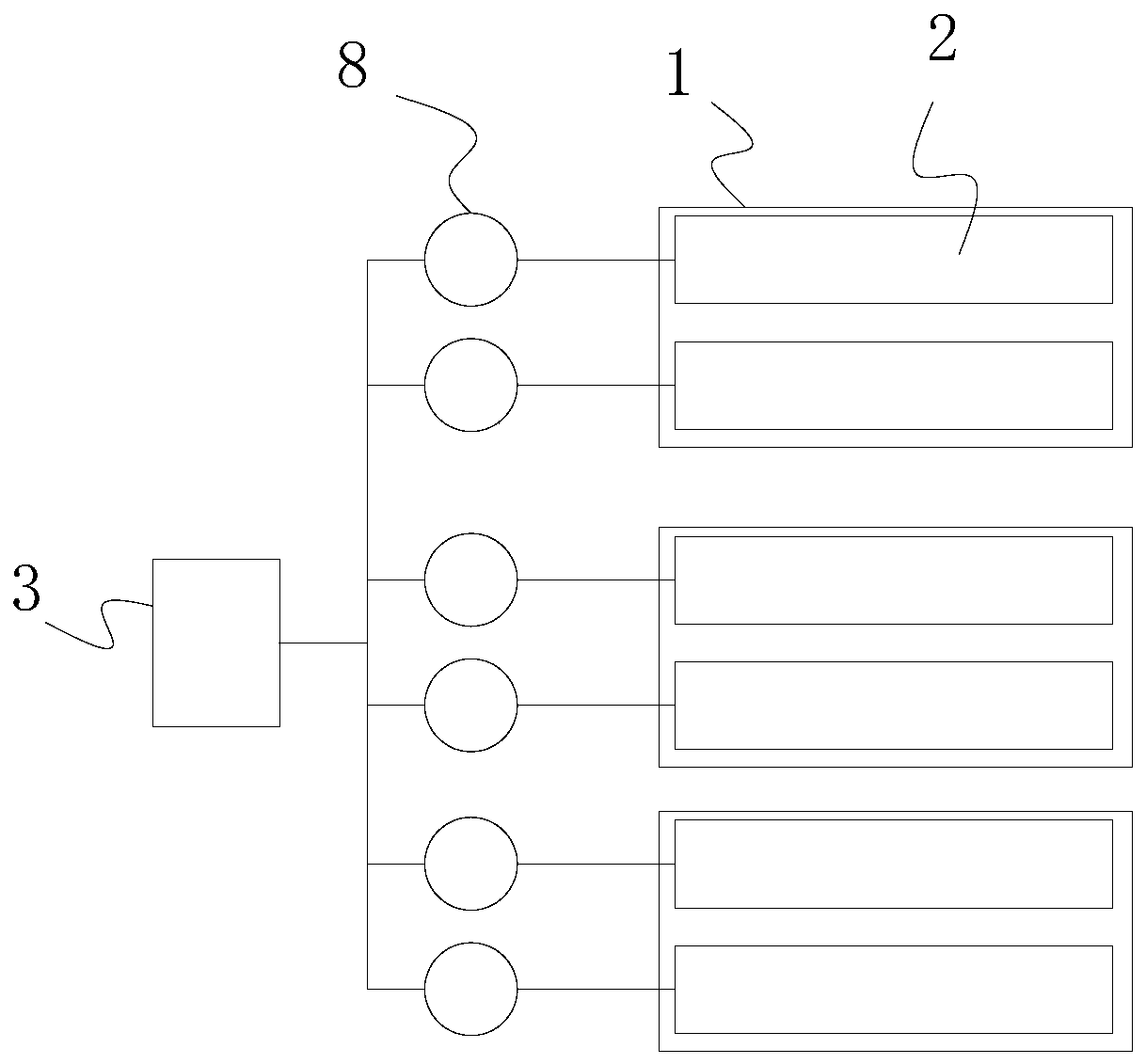 High-temperature and high-humidity reverse bias test system and method for semiconductor device