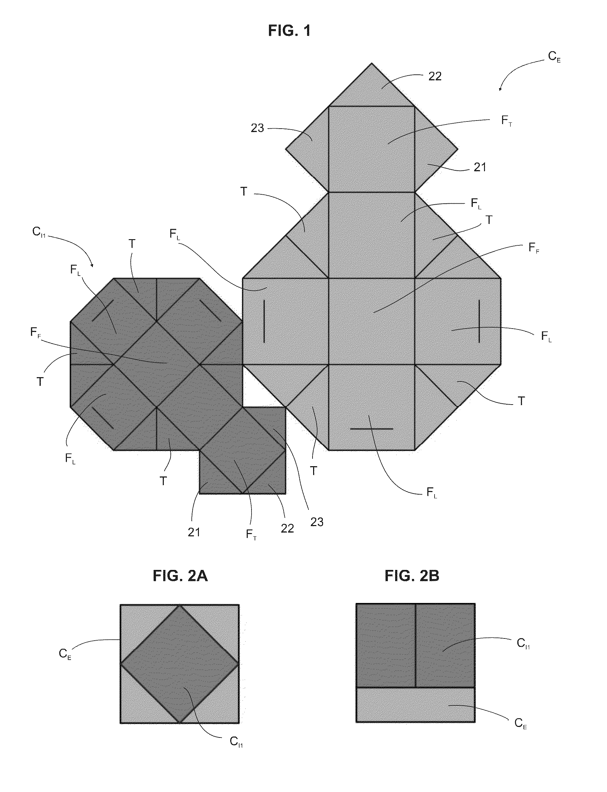 Articulable structure in the form of a fractal