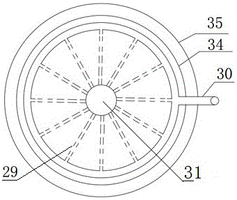 Fixed-bed coal seam gas non-catalytic deoxygenation device and method