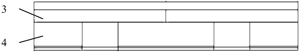 Tramcar rail flexible coating structure