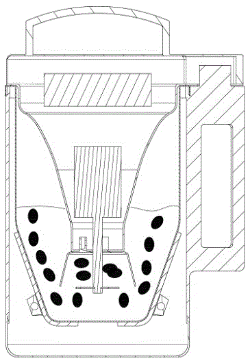 Soybean milk making method of soybean milk machine