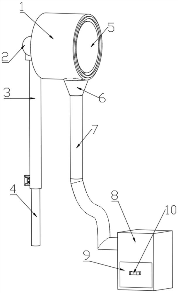 Polishing equipment with dust removal function for architectural engineering decoration