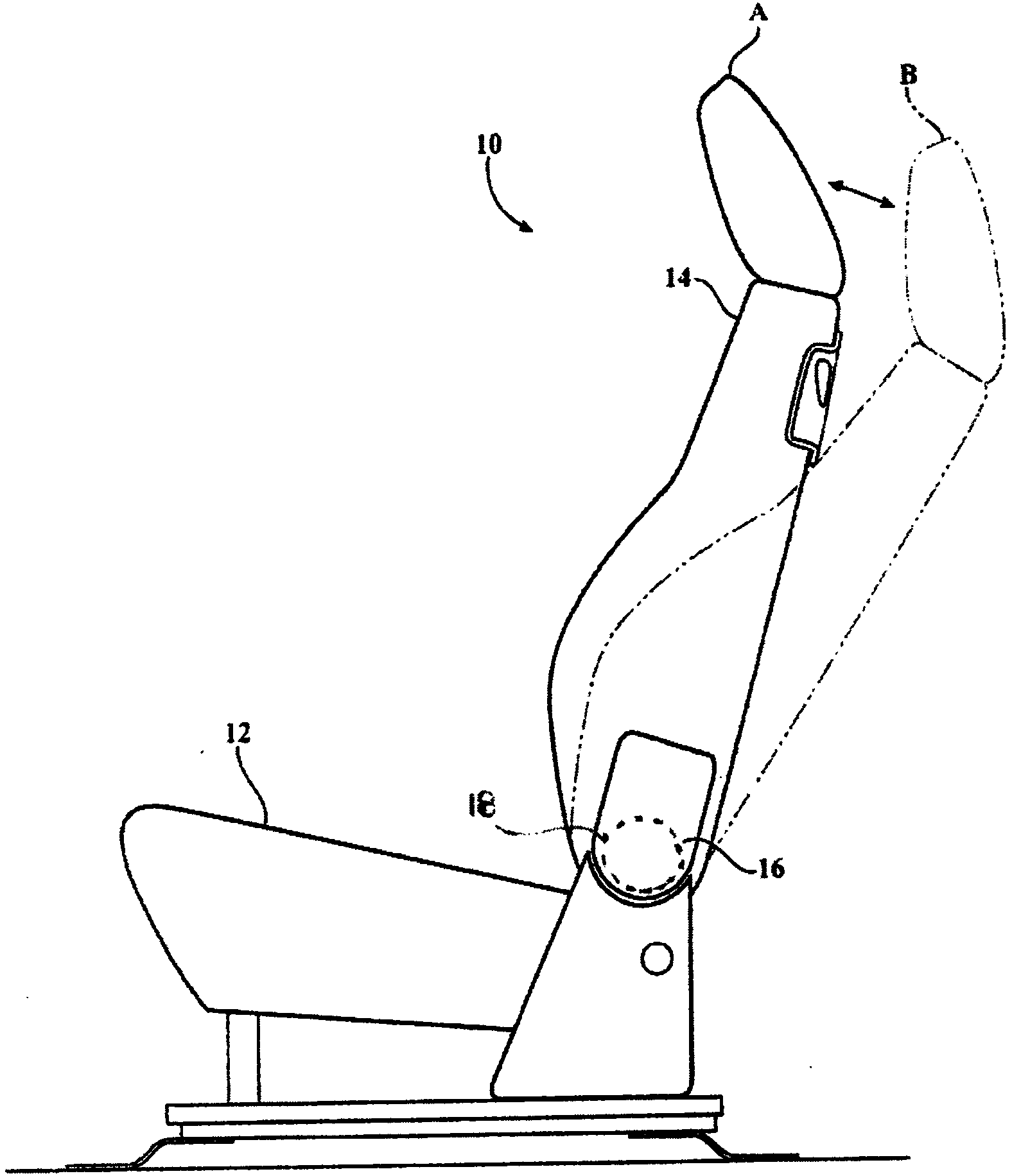 Disc recliner with internal leaf springs