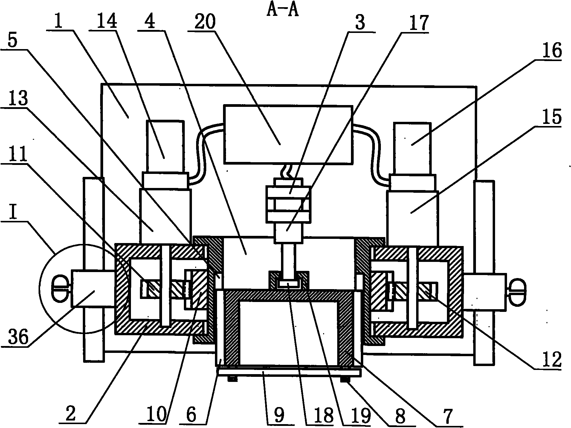 Piston dismounting machine of oil cylinder seal head