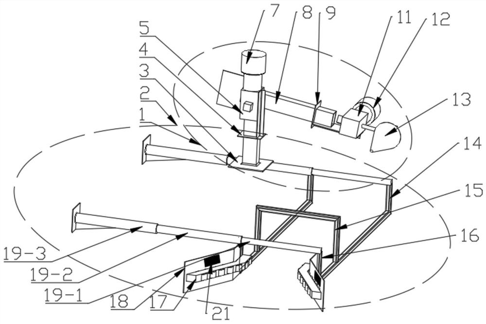 Automatic traffic cone collecting and releasing device