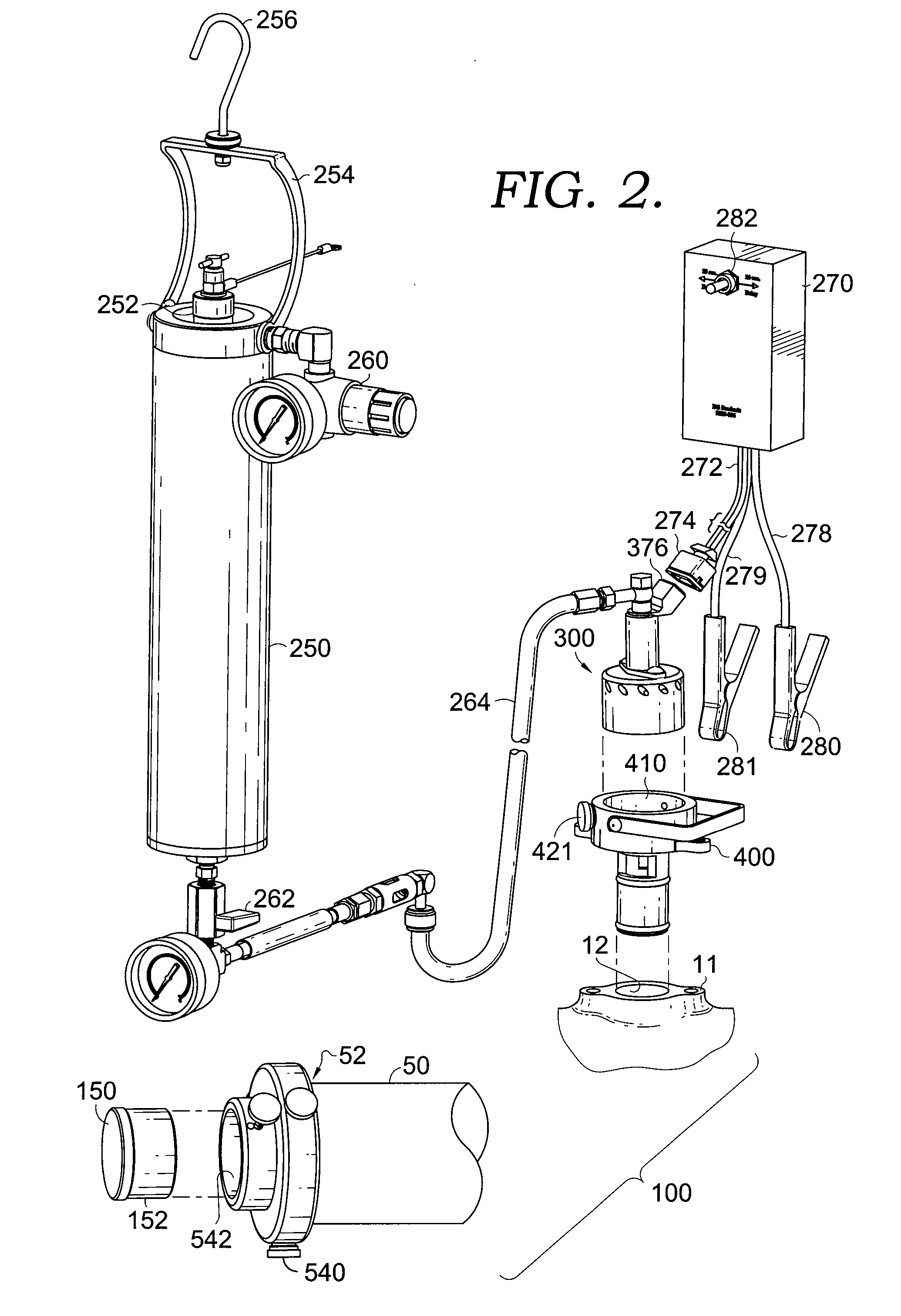 Method and device for cleaning the air intake system of a diesel vehicle