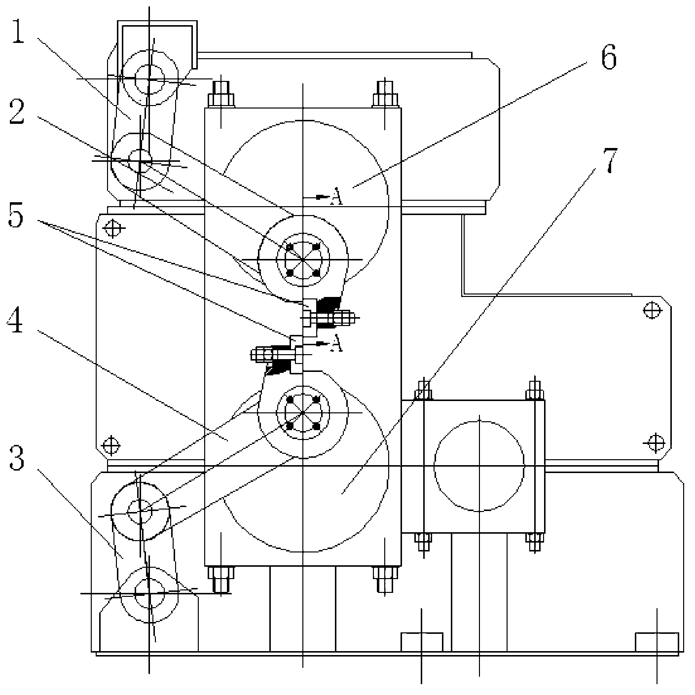 Assembly phase control method of crank head connecting block for large-interference crank shear