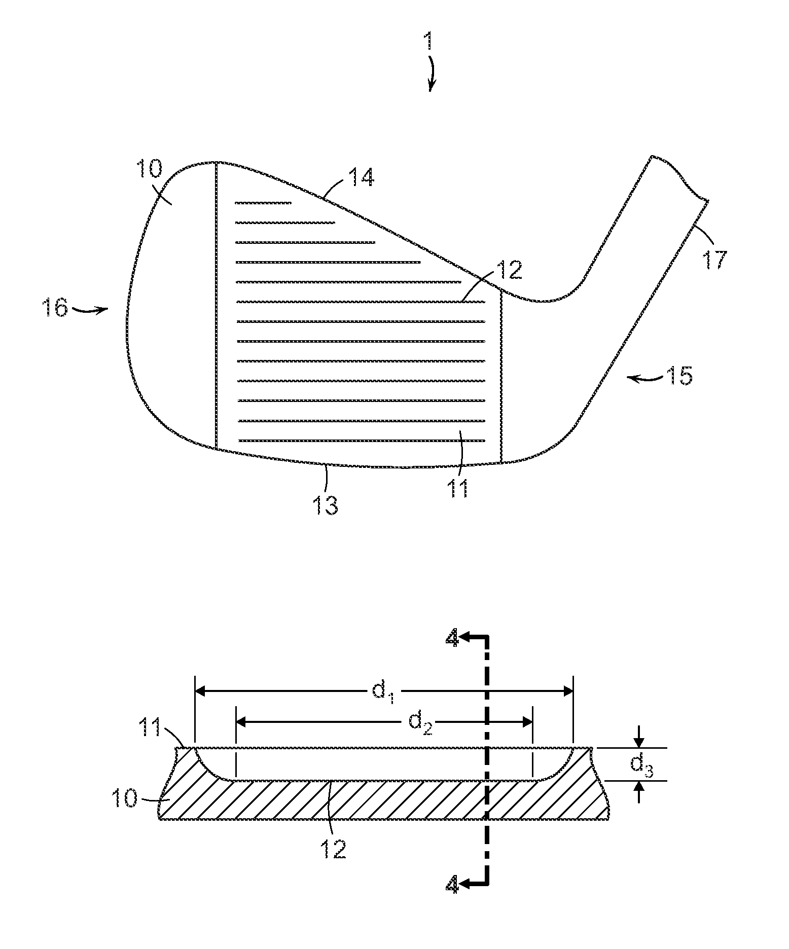 Golf club groove configuration