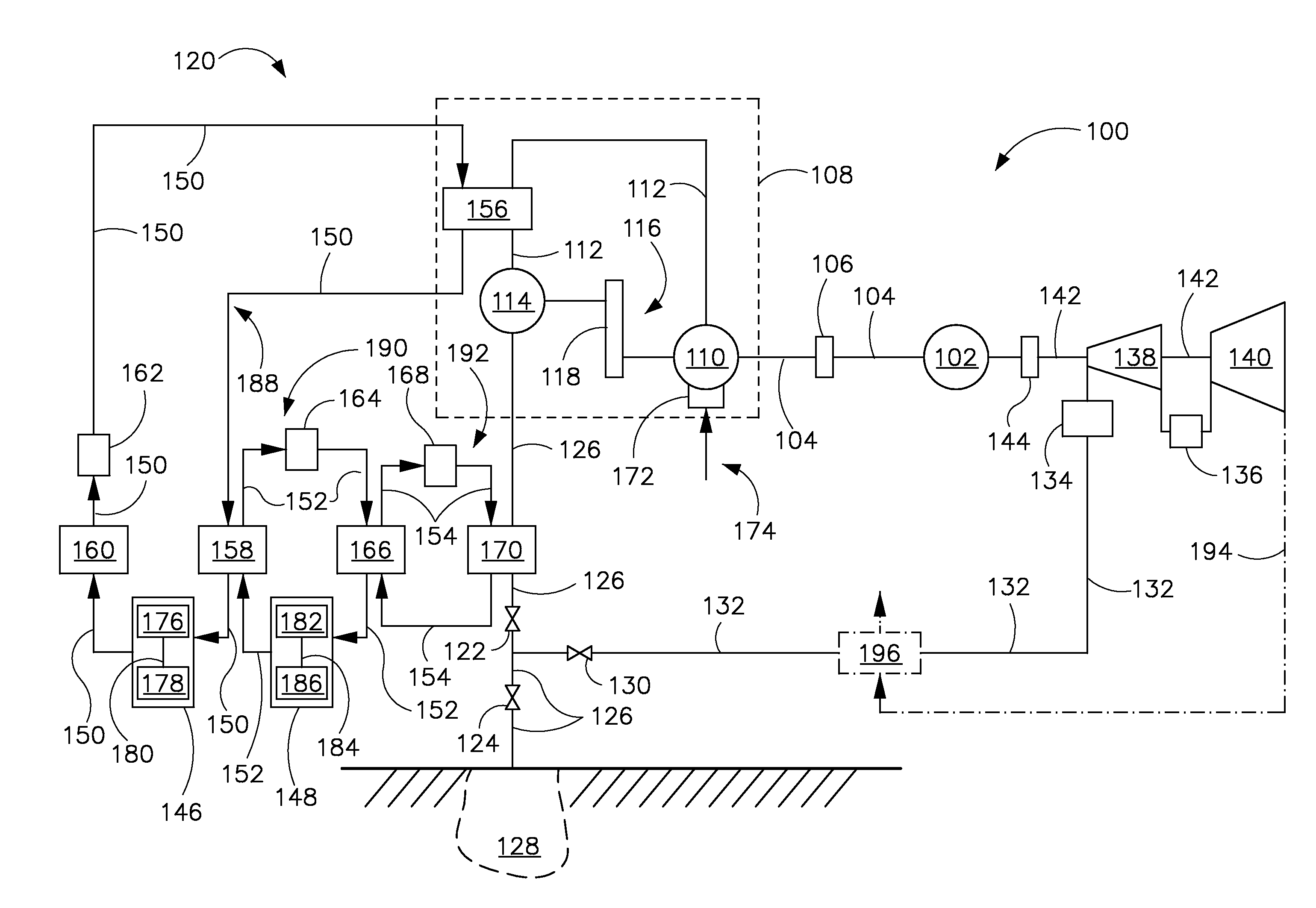 System and method for secondary energy production in a compressed air energy storage system