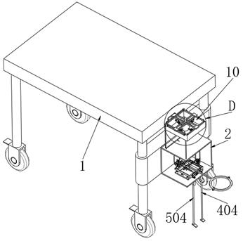 Humanized head fixing operating bed