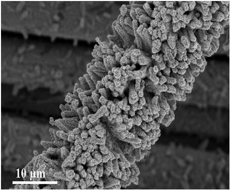 Preparation method and application of an aqueous high-voltage electrode material