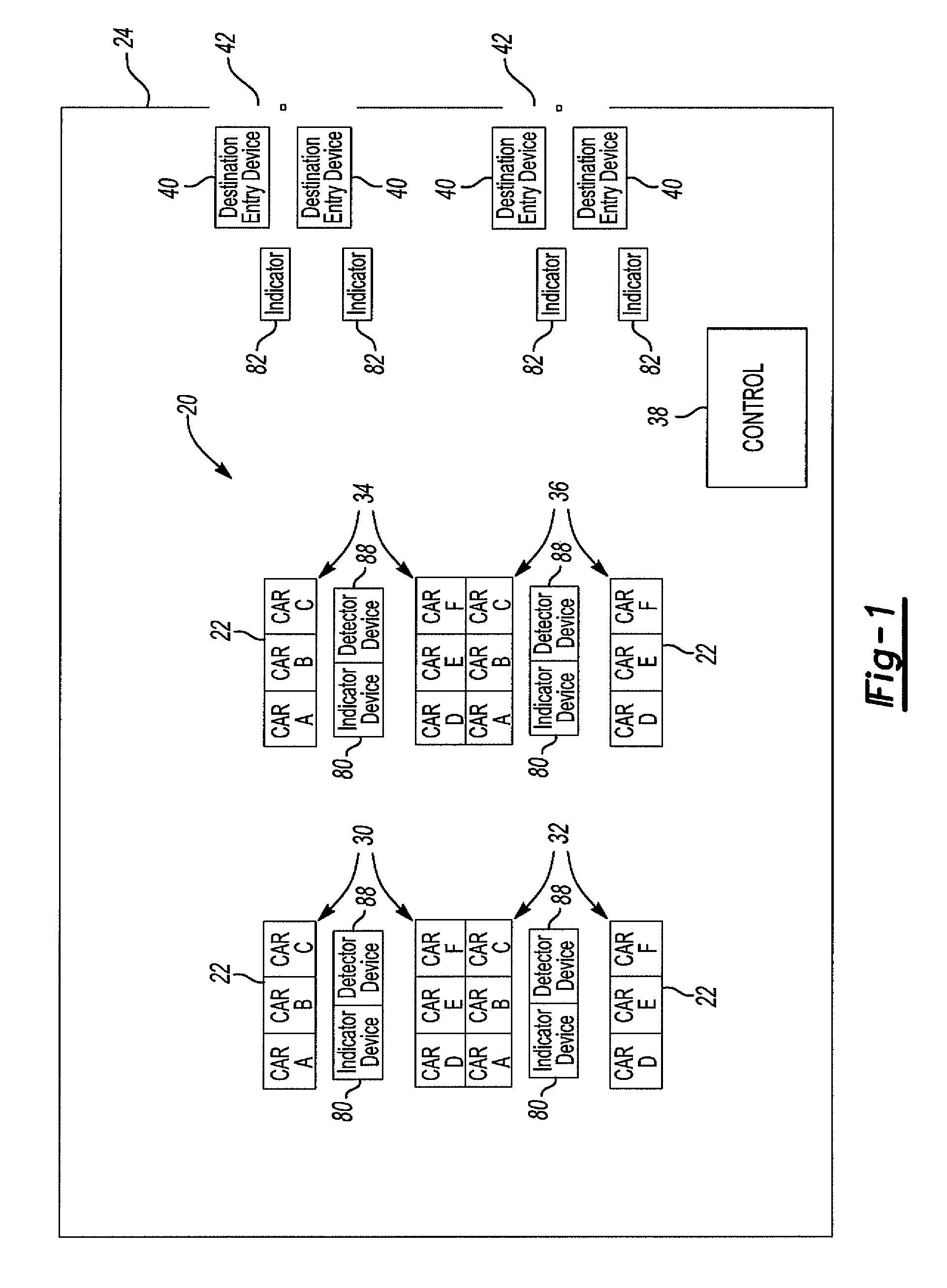 Method of dispatching an elevator car