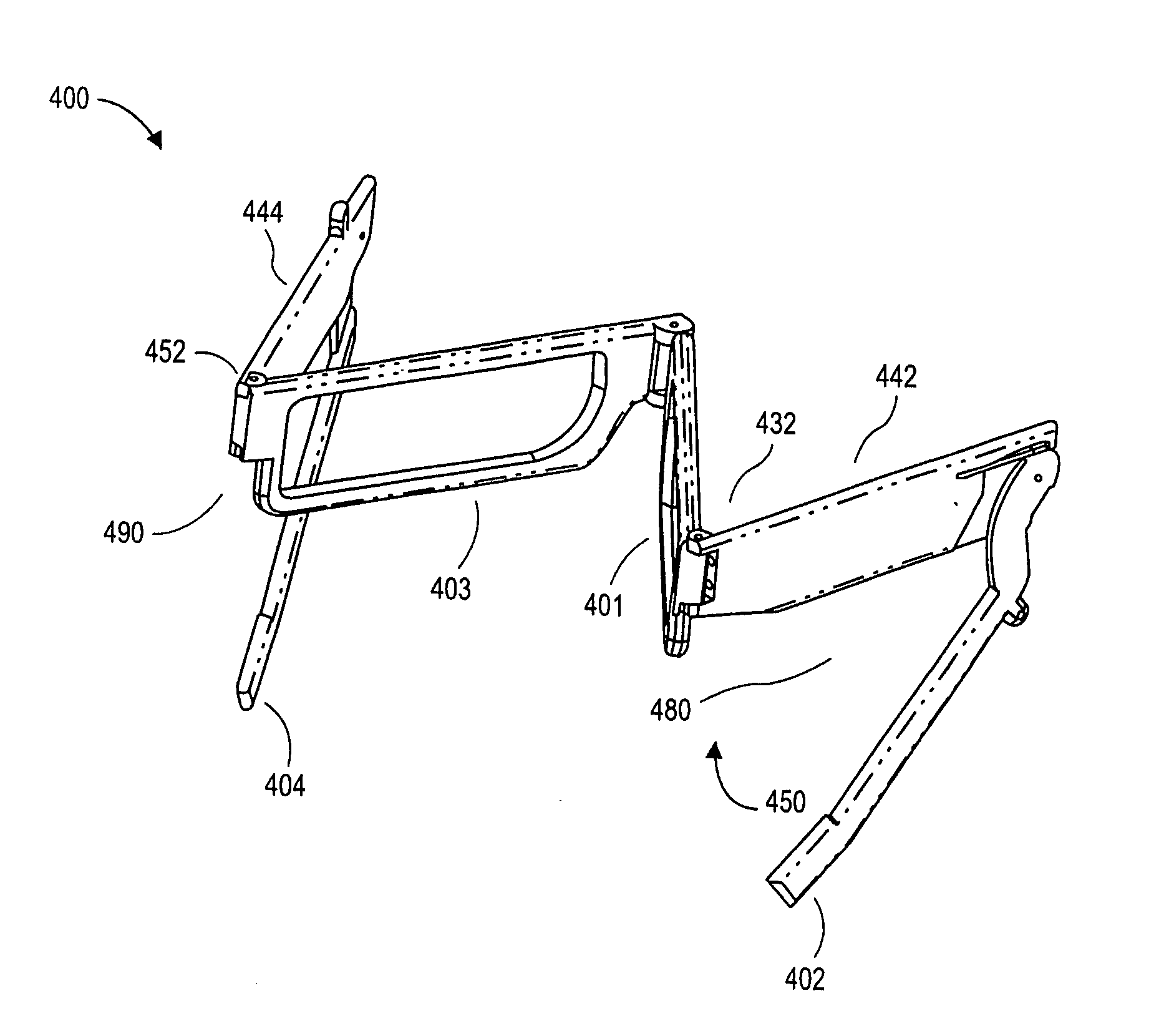 Multi-function, folding reading glasses