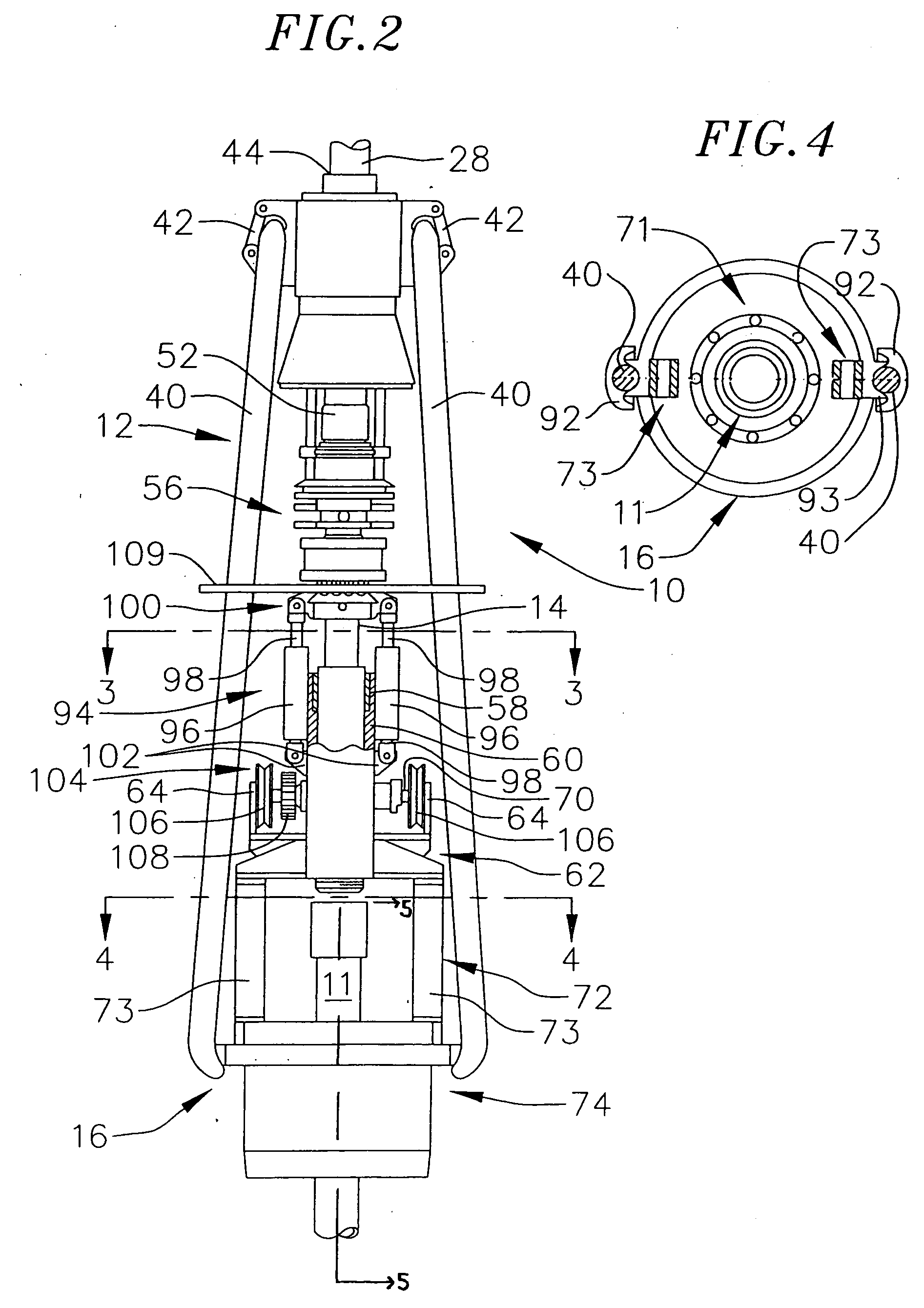 Pipe running tool having wireless telemetry