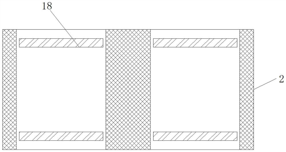 Storage box capable of preventing goods from colliding during operation