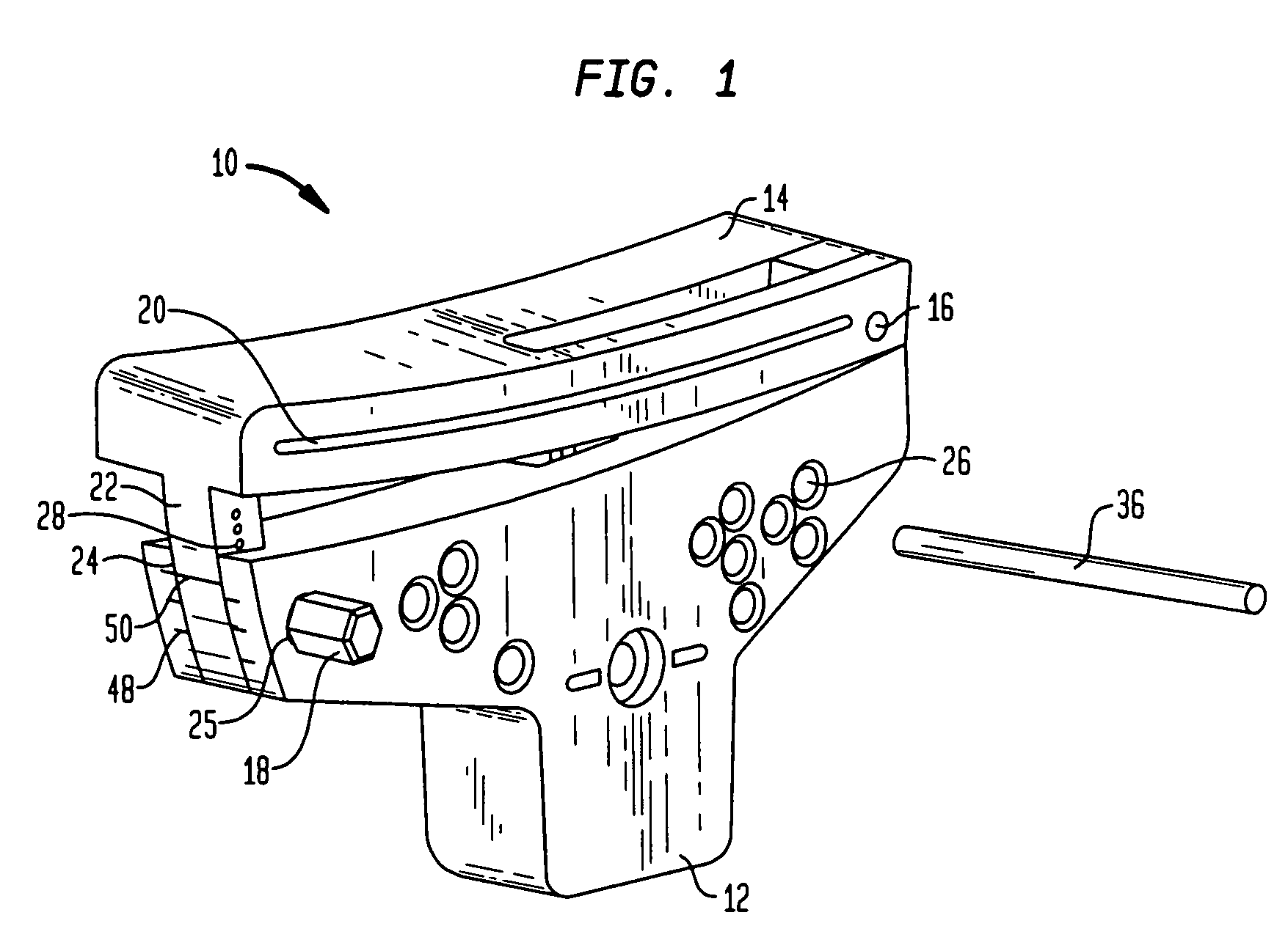 Variable angle cutting block