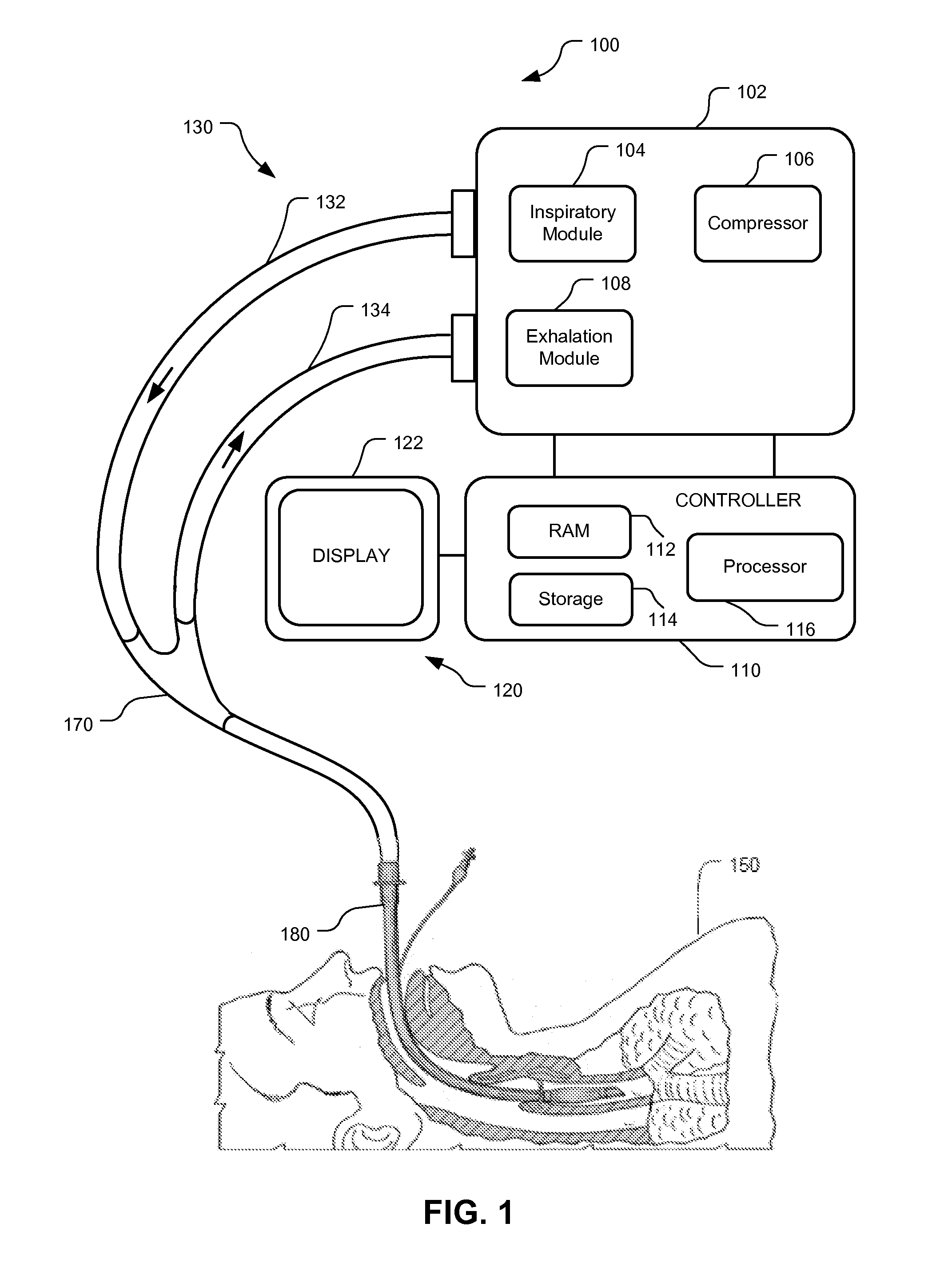 Piezoelectric blower piloted valve