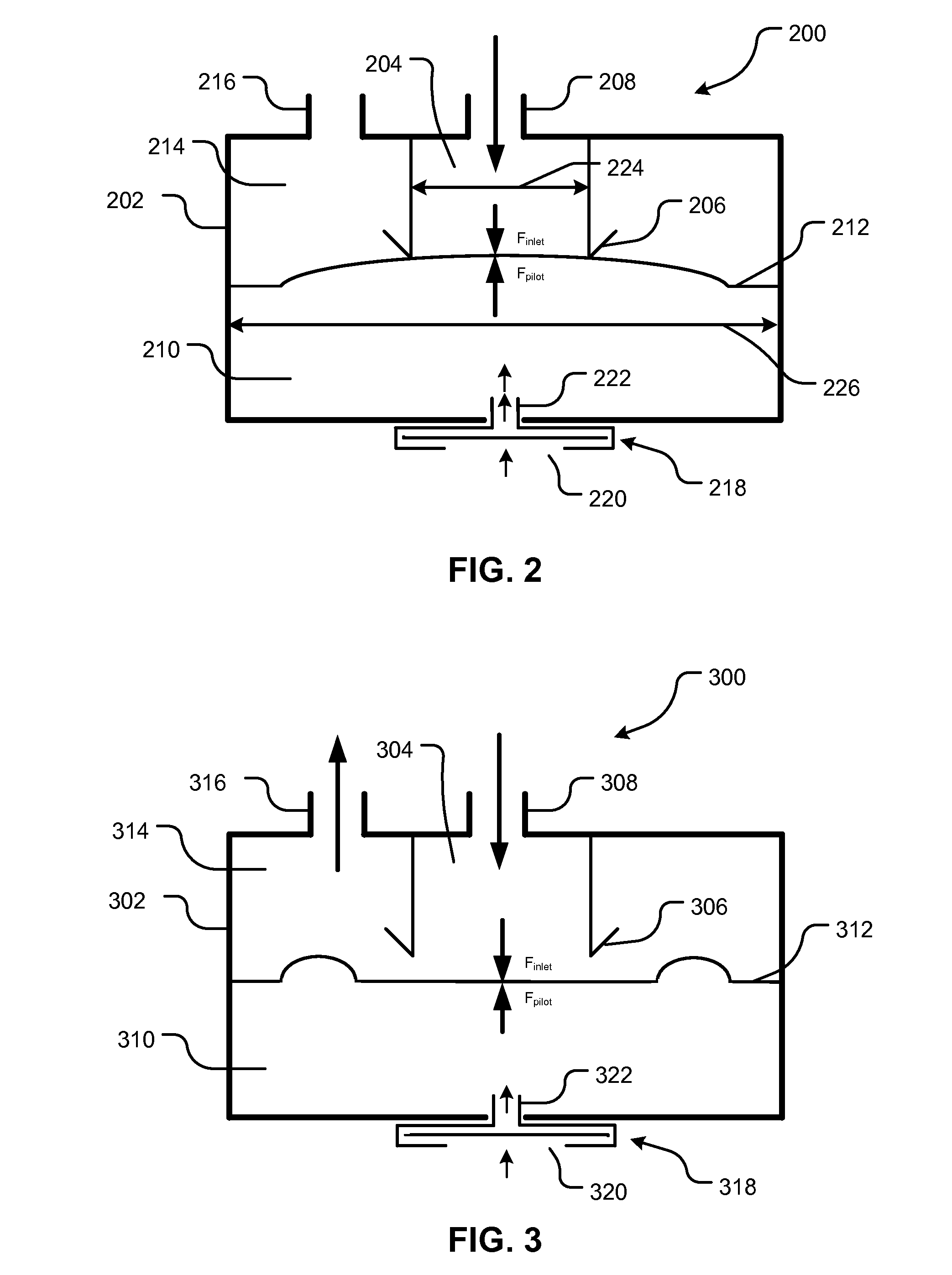 Piezoelectric blower piloted valve