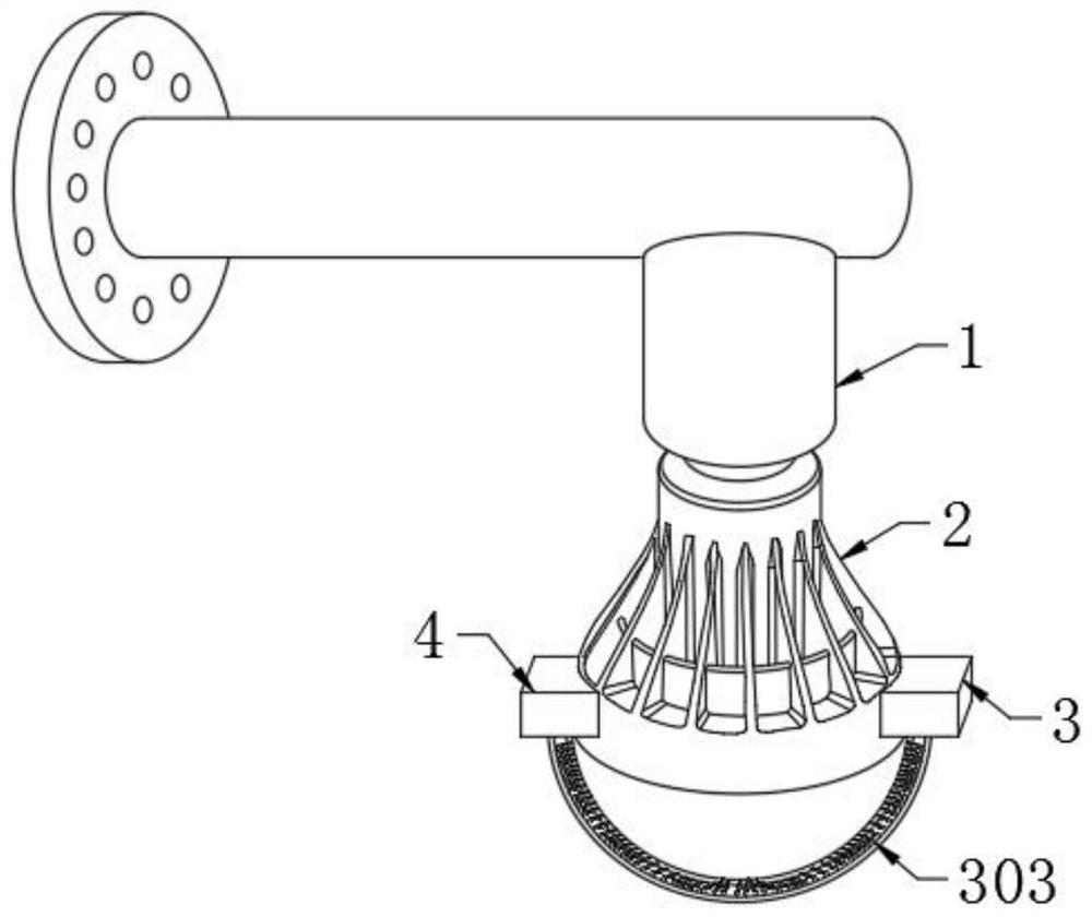 All-round illumination type LED lamp