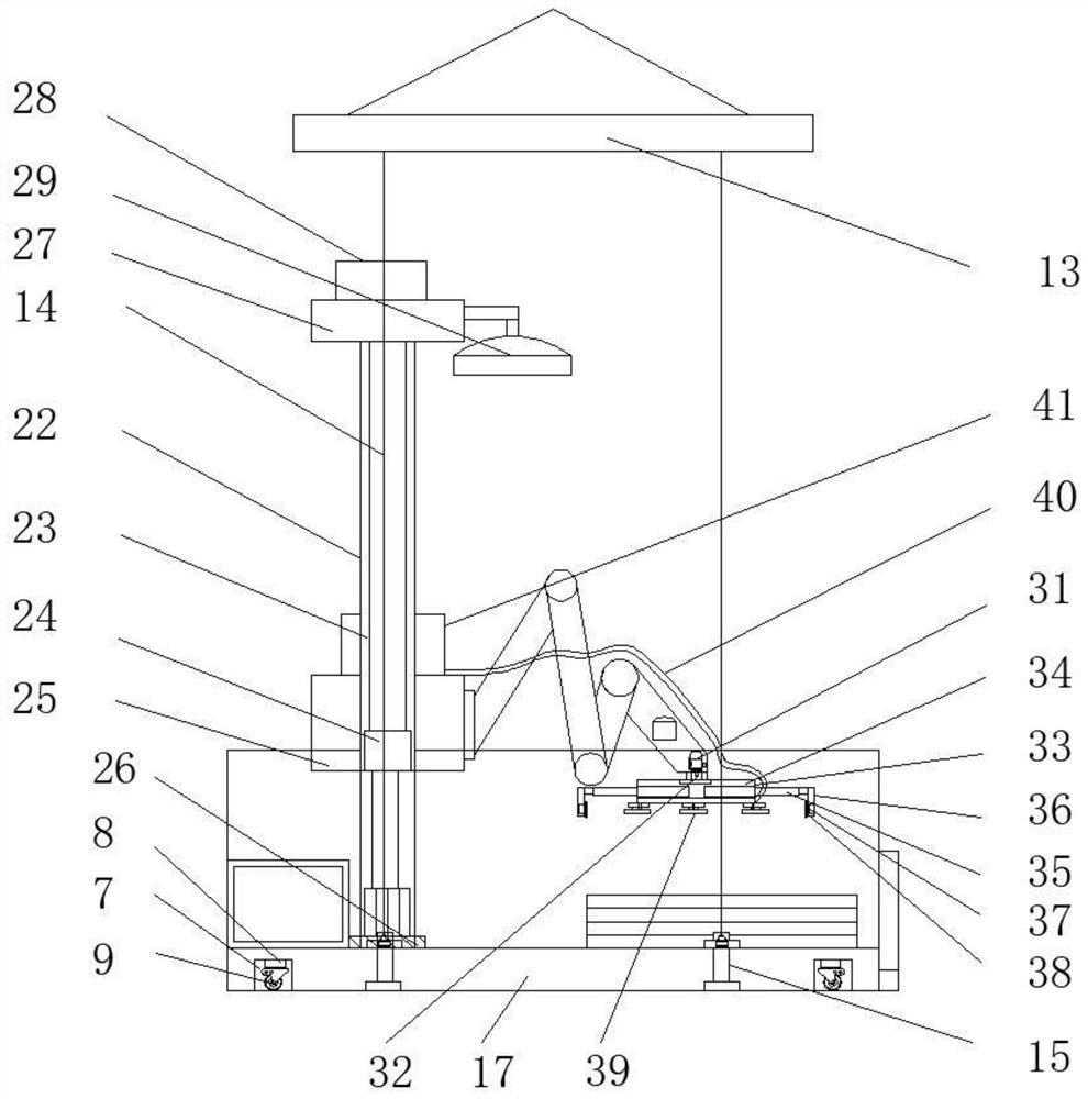 Building curtain wall installation device