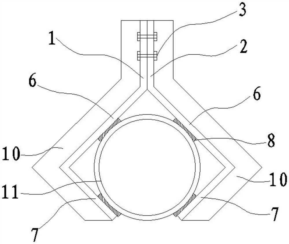 Pipeline mounting bracket capable of saving building floor height