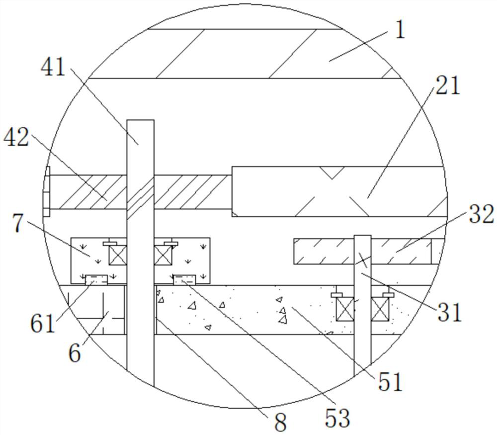 Stirring device for preparing low-temperature denitration catalyst