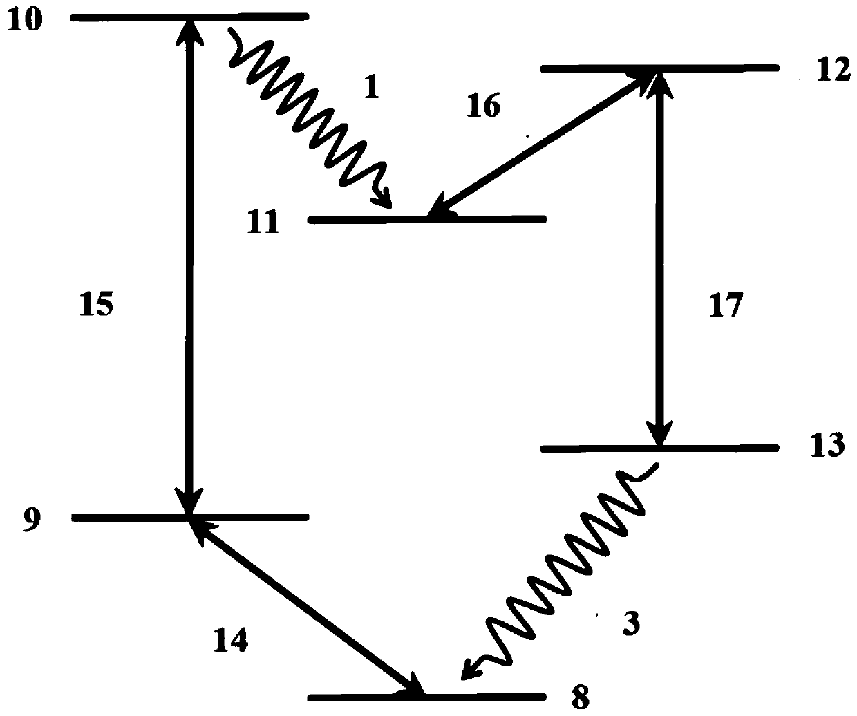 Wireless digital communication receiving antenna based on microwave optical wave coherent conversion and a method thereof