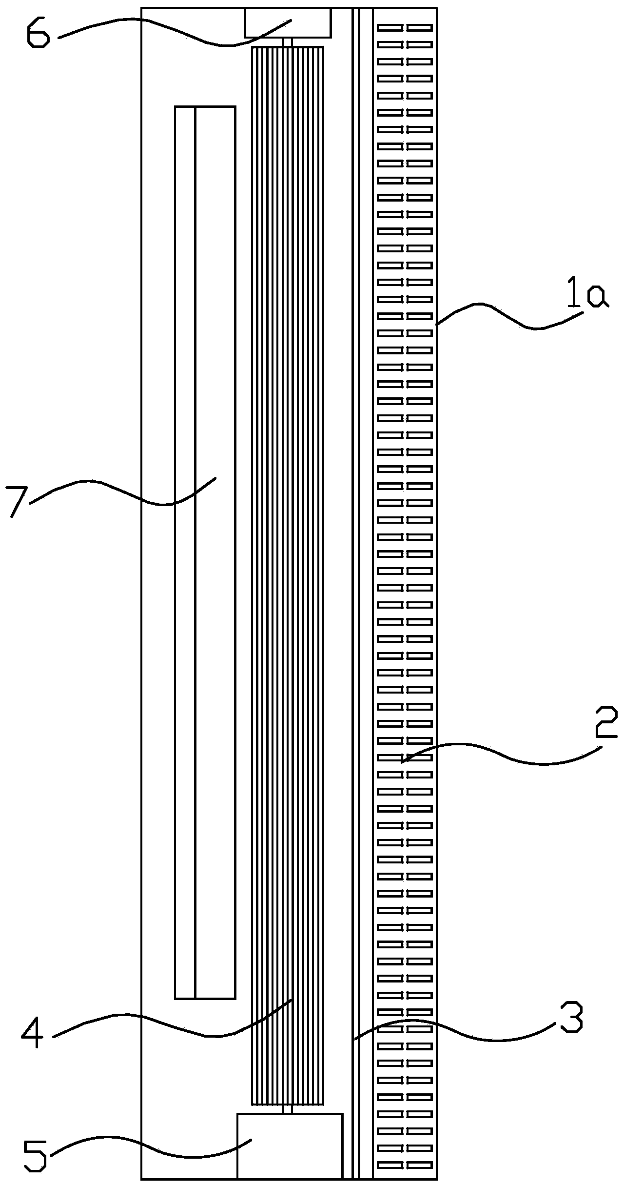 Vertical wall-mounted air conditioner indoor unit