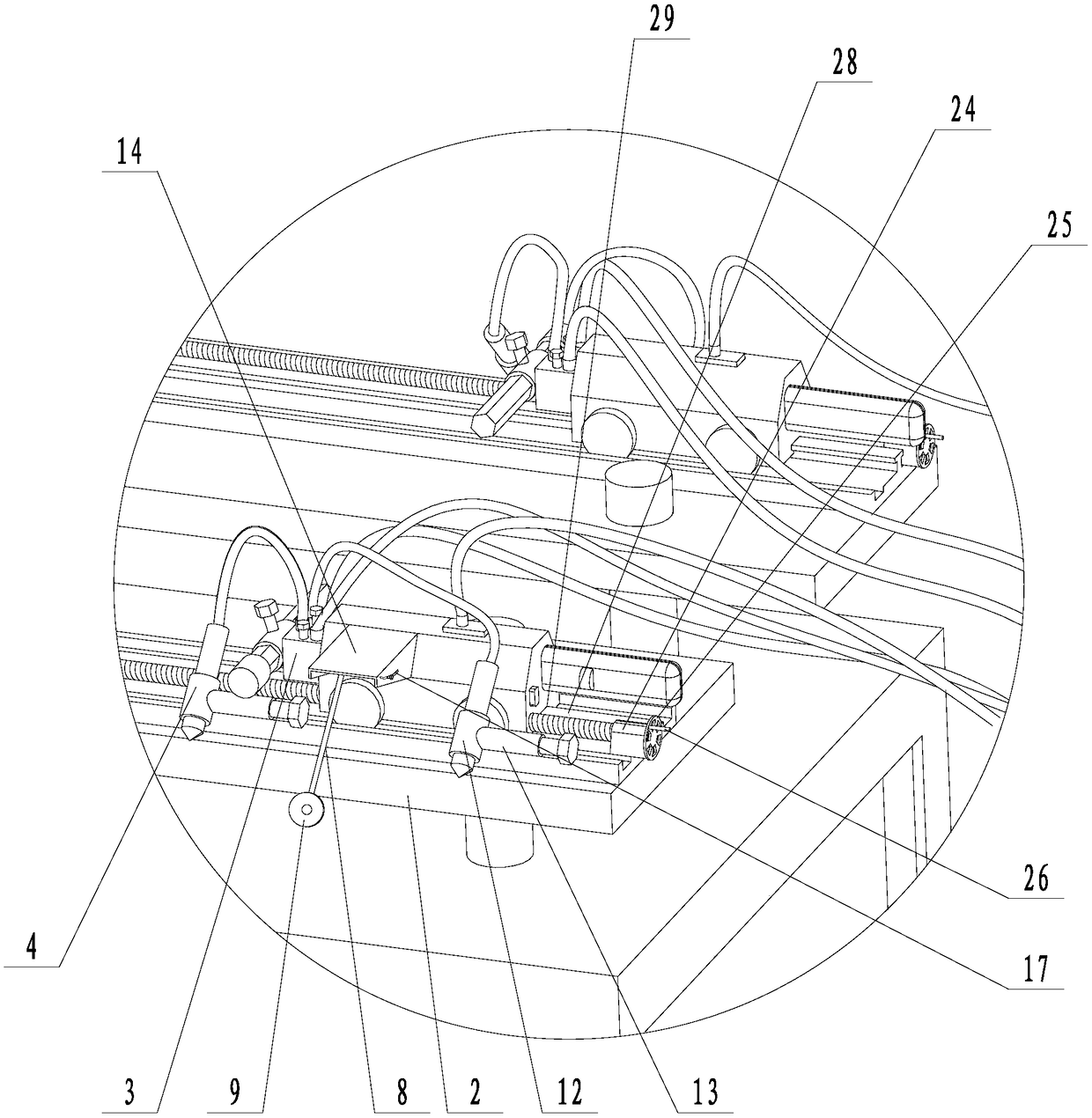 Panel cutting device