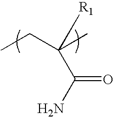 Dispersible alcohol/cleaning wipes via topical or wet-end application of acrylamide or vinylamide/amine polymers