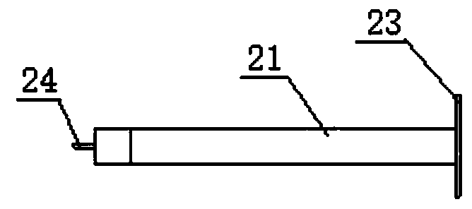 Fast-installing-and-dismantling support of water drilling machine and using method of fast-installing-and-dismantling support