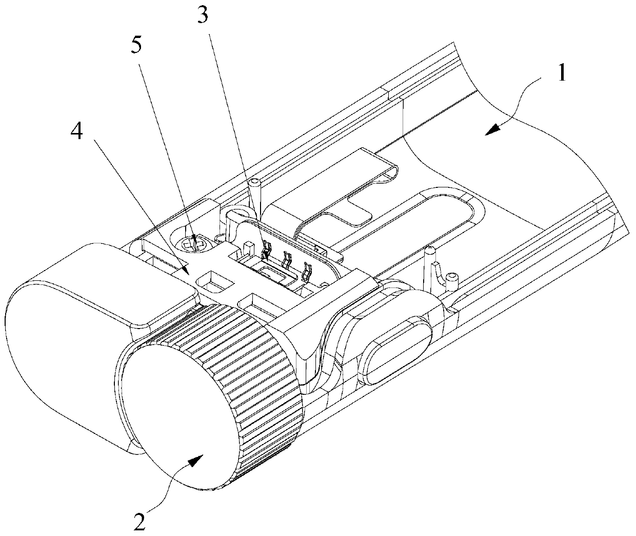 Earphone control structure