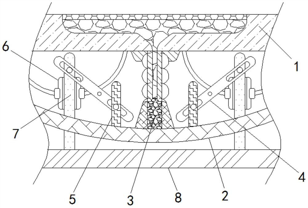 Auxiliary device for protecting precision detection instrument by using new material