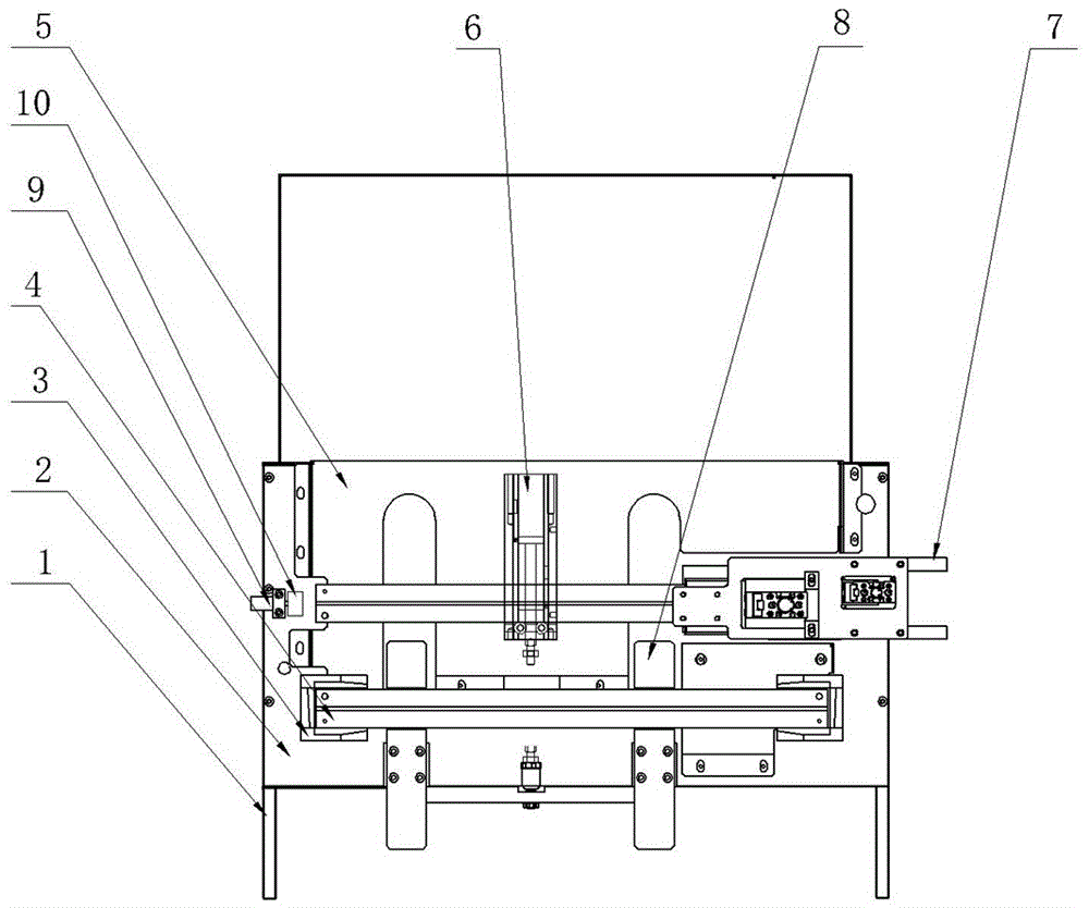 Supply mechanism for producing flat bridge and working method of supply mechanism