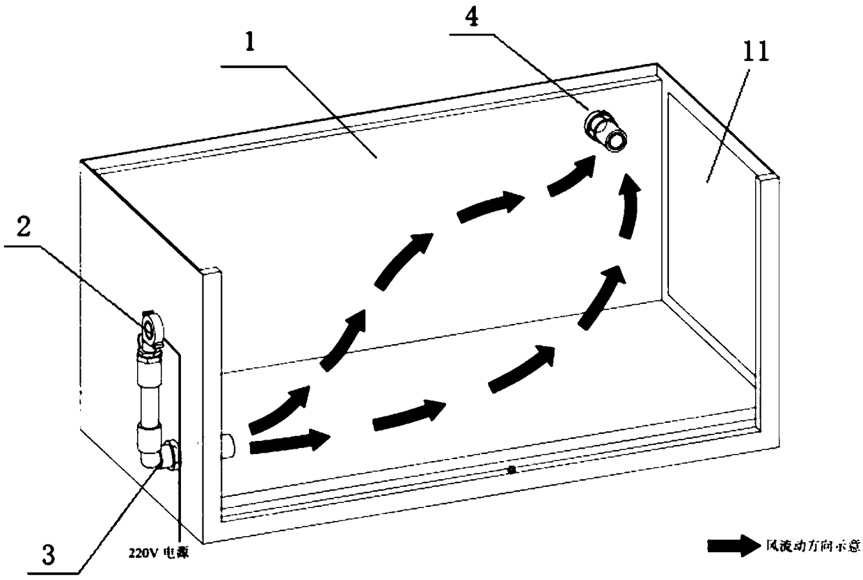 Experiment box for monitoring behavior characteristics of birds under interference of natural light and artificial light